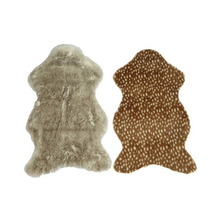 TAPPETO ECOPELLICCIA 2COL ASS